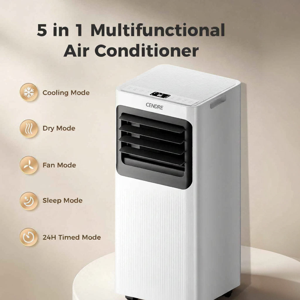 Cendre Pro 16,000 BTU Portable Air Conditioner 5-in-1 with WiFi Control - Lo Cendre