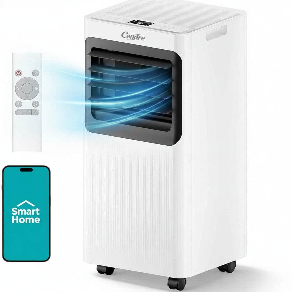 Cendre Pro 16,000 BTU Portable Air Conditioner 5-in-1 with WiFi Control - Lo Cendre