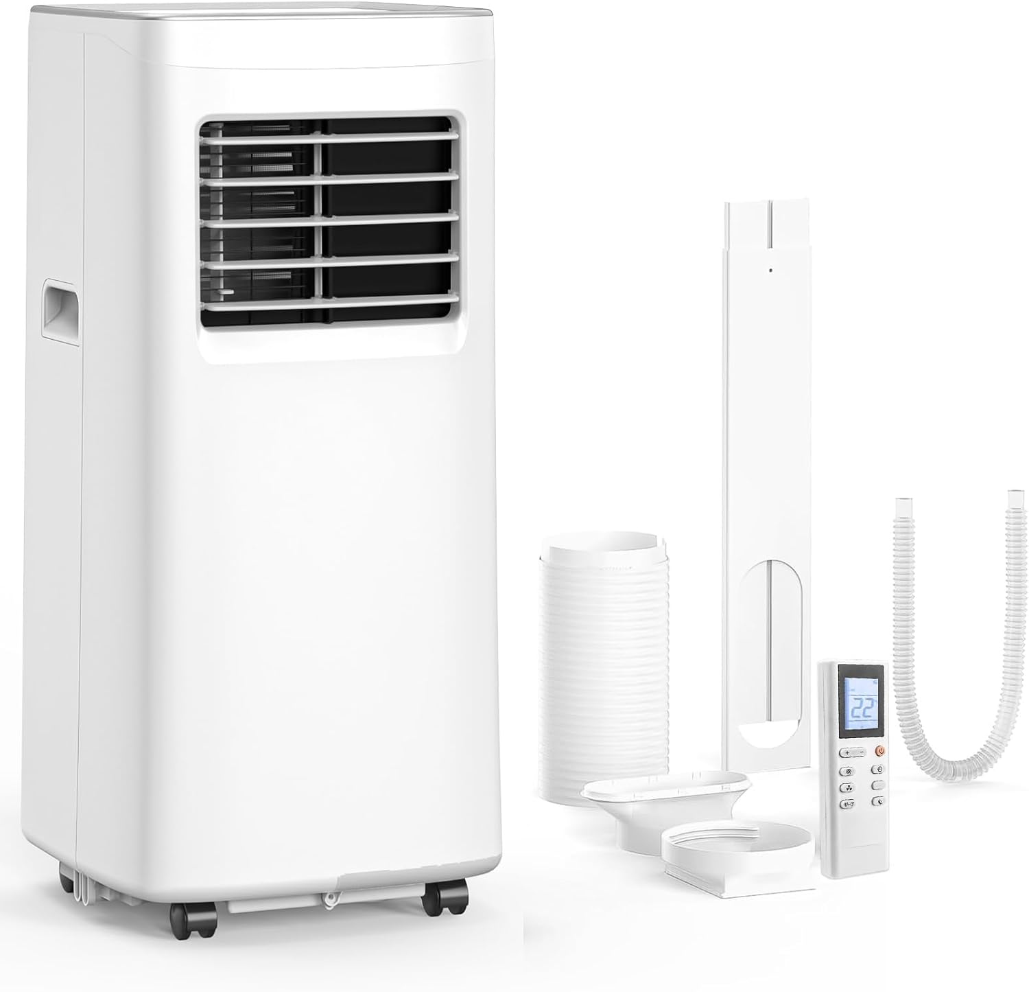 Portable Air Conditioner, 3-in-1 - Includes Complete Window Mount Kit - Lo Cendre