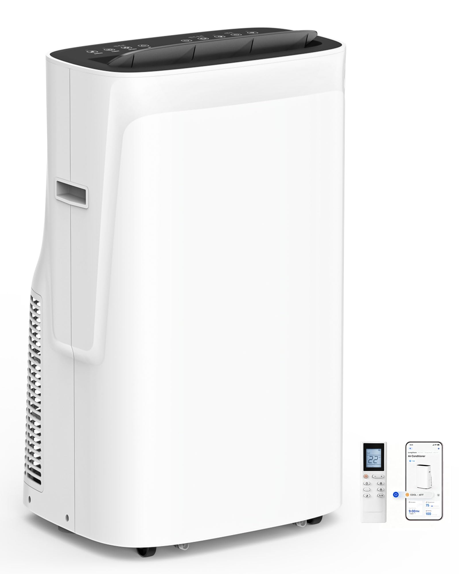 Portable Air Conditioner, 3-in-1 - Includes Complete Window Mount Kit - Lo Cendre