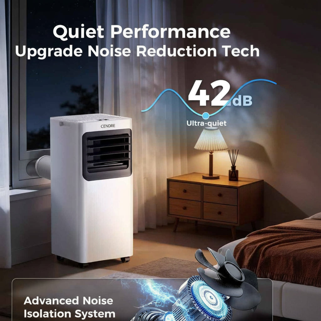 Cendre Pro 16,000 BTU Portable Air Conditioner 5-in-1 with WiFi Control - Lo Cendre