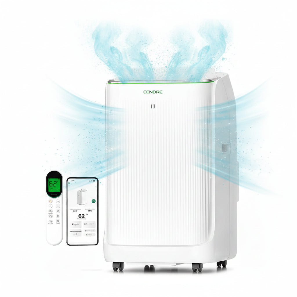 Cendre Smart Inverter Portable AC Unit 14000 BTU Ultra Quiet - Lo Cendre
