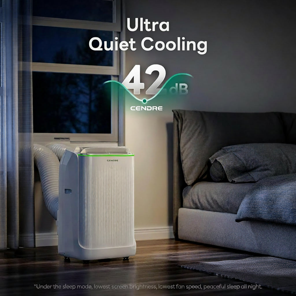 Cendre Smart Inverter Portable AC Unit 14000 BTU Ultra Quiet - Lo Cendre
